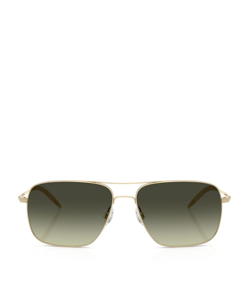 Oliver Peoples Clifton rectangle sunglasses, UK version