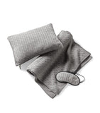 Ralph Lauren Home cashmere cable-knit travel set, throw, mask, pouch - UK version