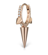 Harrods Maria Tash Faceted Triple Long Spike Hoop Earring (8mm)- Buy online at McGrocer