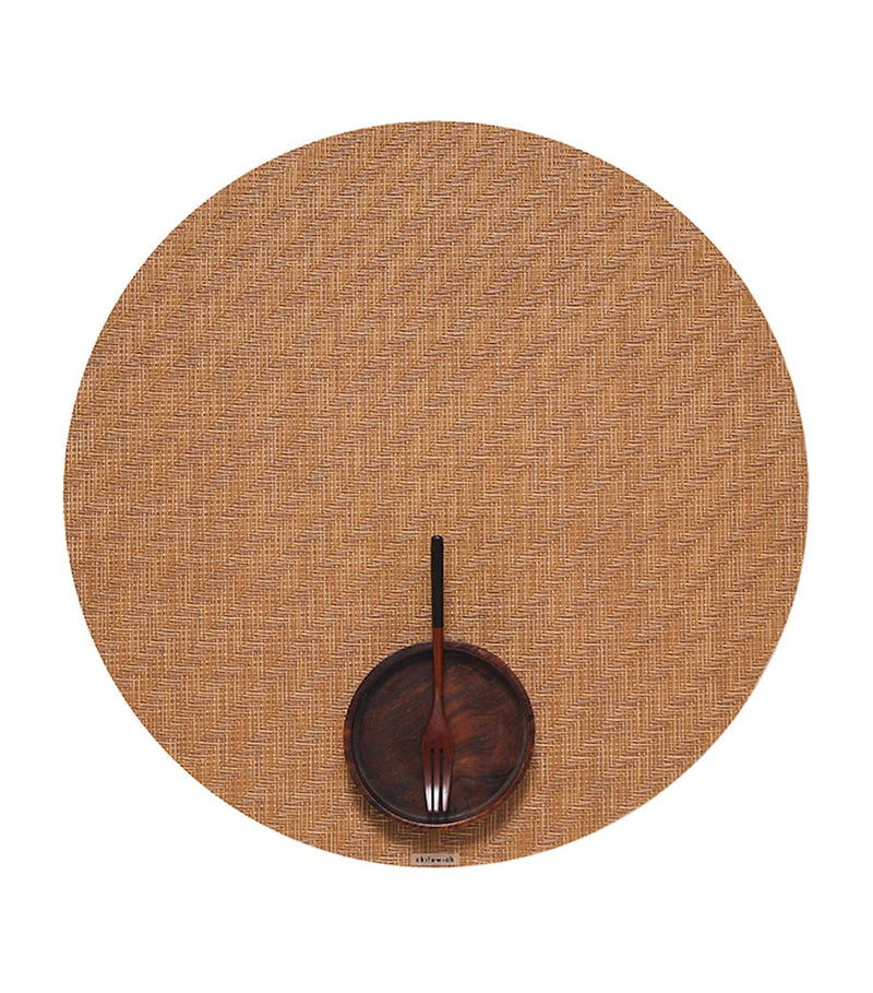 Chilewich TerraStrand Foxtail round placemat 38cm - British product