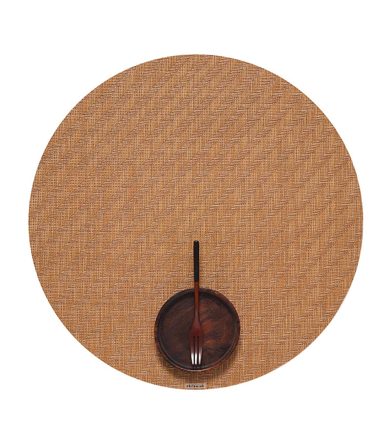 Chilewich TerraStrand Foxtail round placemat 38cm - British product