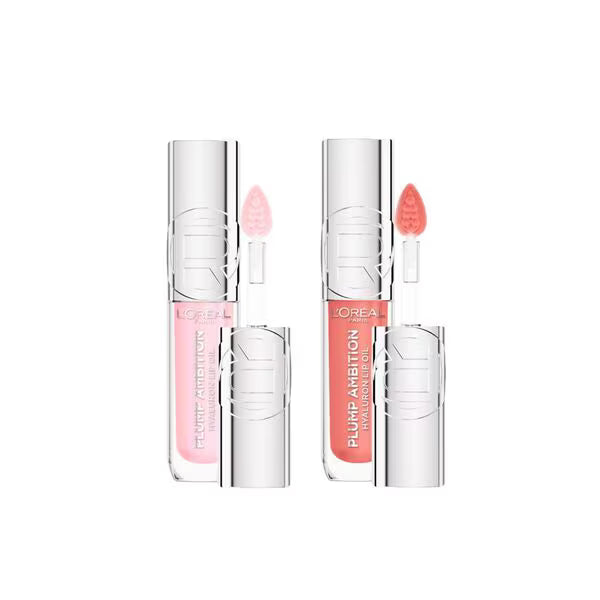 L'Oréal Paris Plump Ambition Lip Oil Bundle, imported from the UK
