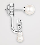 Chaumet white gold Joséphine earring with pearl and diamond - British product