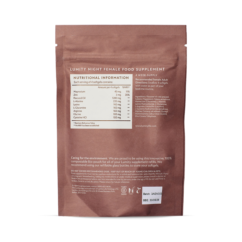 Lumity female supplement starter kit 224 softgels - British product