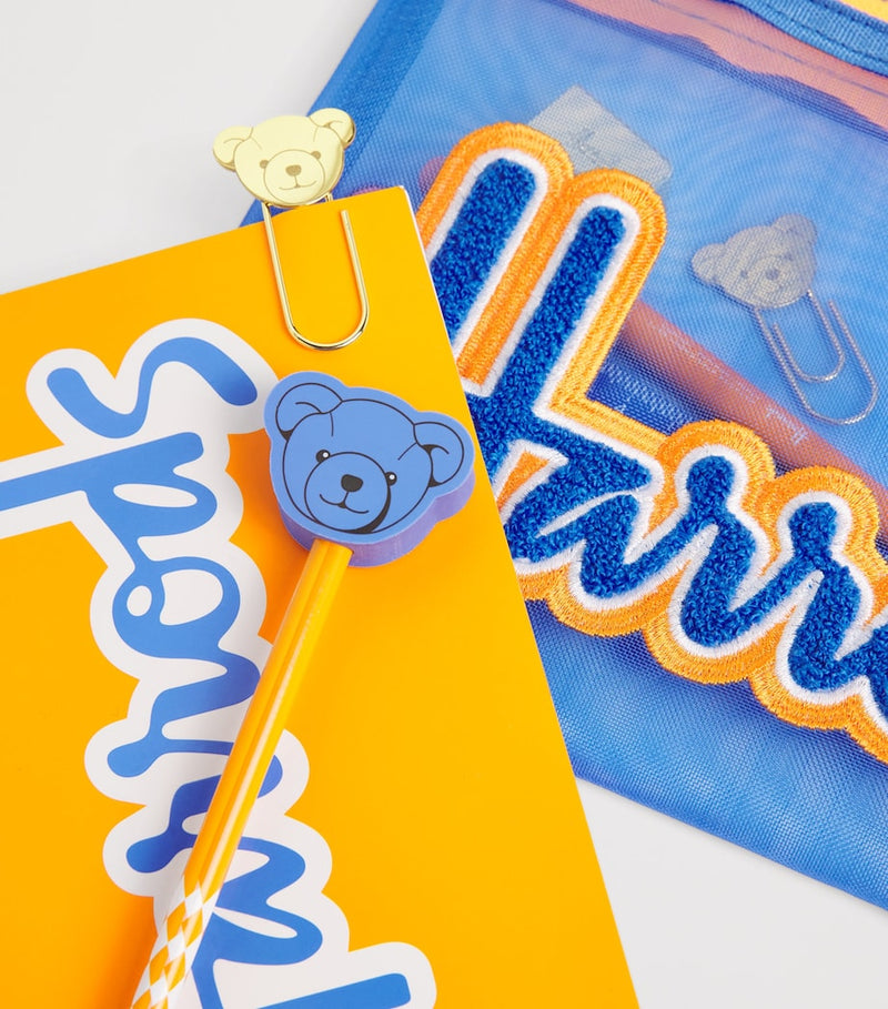 Harrods Filled Logo pencil case and stationery set, UK version