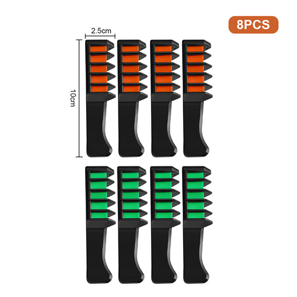 Livingandhome Temporary Hair Chalk Set 8 Pieces, imported from the UK