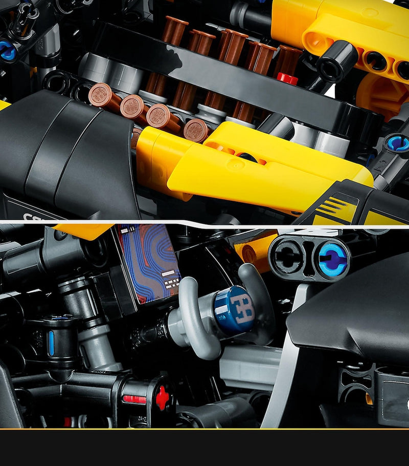 Lego Technic Bugatti Bolide model car construction set with 905 pieces, UK version