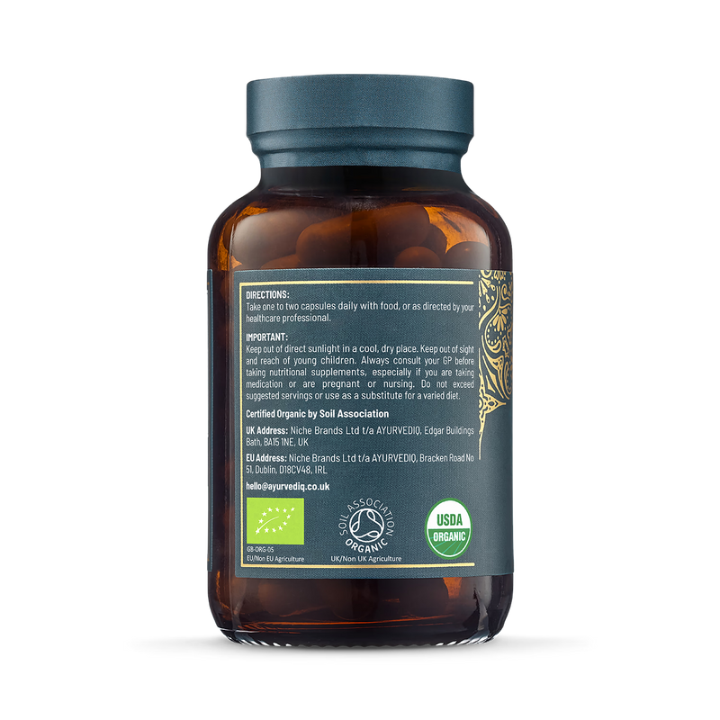 Ayurvediq organic cayenne capsules 60 capsules, UK version