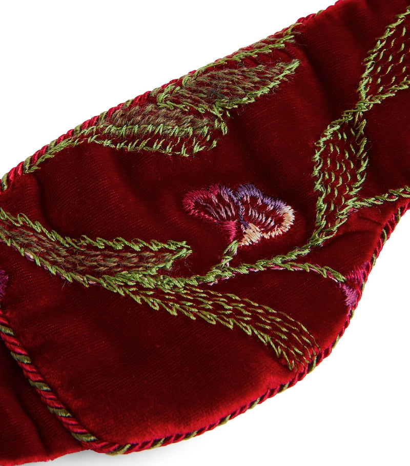 Daniel Hanson silk embroidered sleep mask - British product