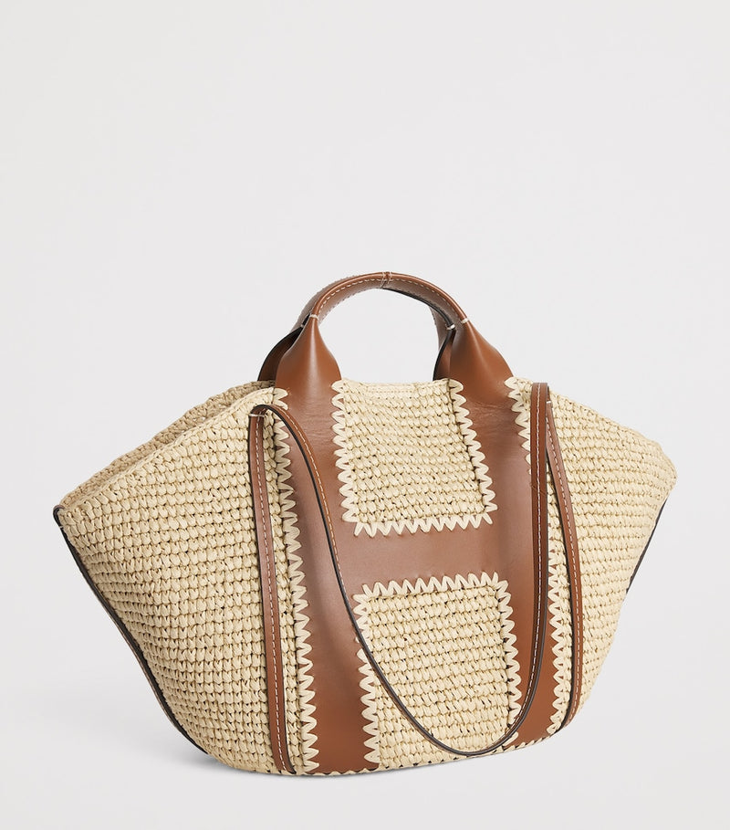 Harrods large raffia tote bag - British product