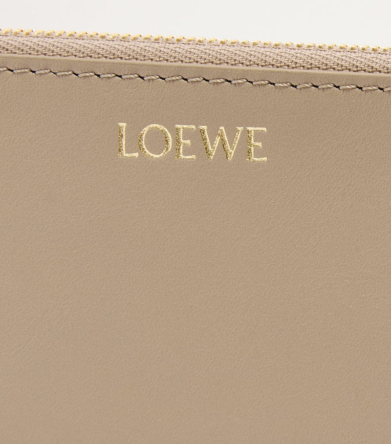 LOEWE Leather Knot Card Holder, luxury calfskin, imported from the UK