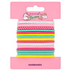 Fantasy pastel elastic hairbands pack of 15 - British product