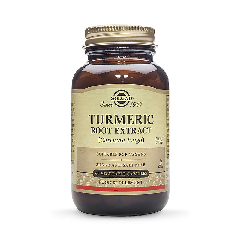 Solgar Turmeric Root Extract 60 Vegi Capsules (British brand)