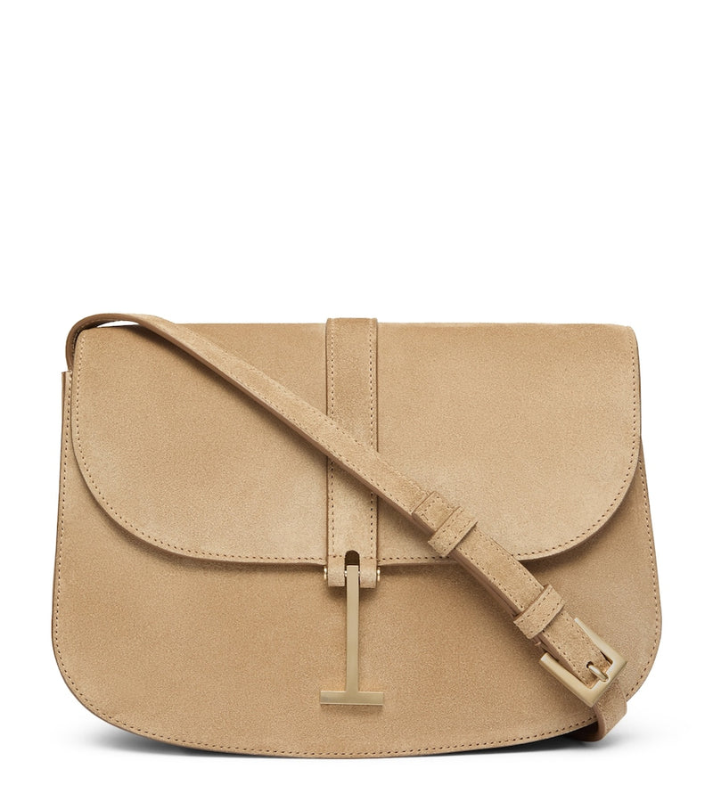 TOM FORD large suede cross-body bag (British brand)