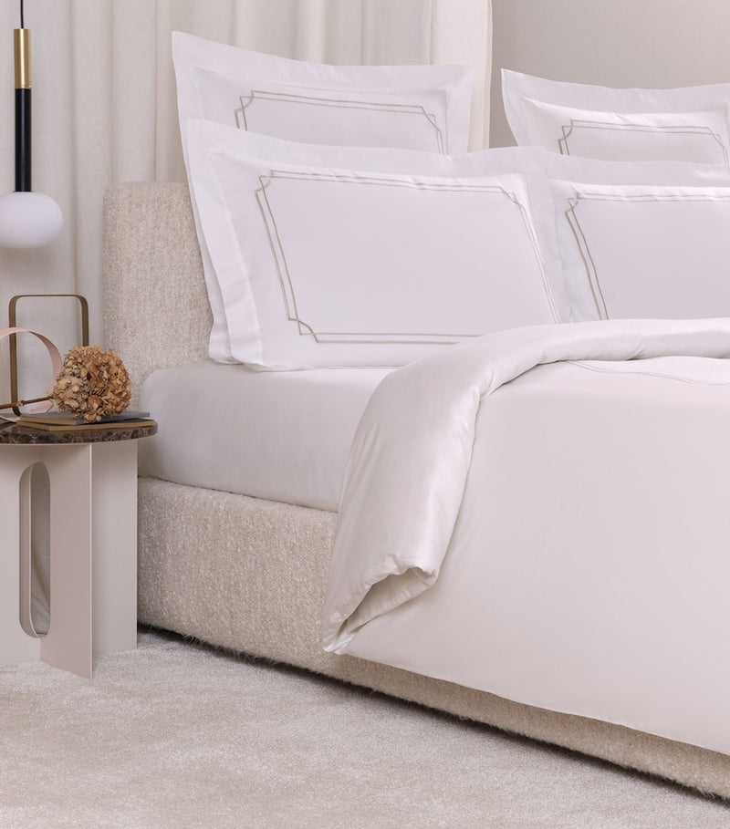 Frette Layering Embroidery duvet cover 260x240cm, imported from the UK