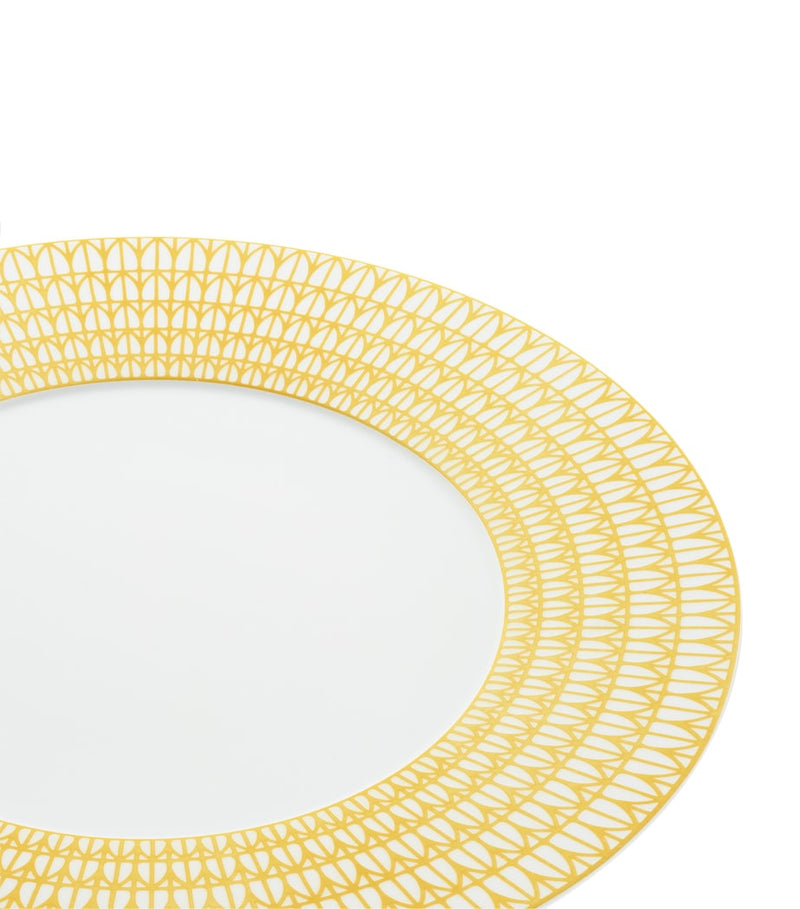 Christofle Malmaison Riviera porcelain charger plate 31cm, UK version