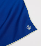 Dunhill mulberry silk pocket square with cypher logo, UK version
