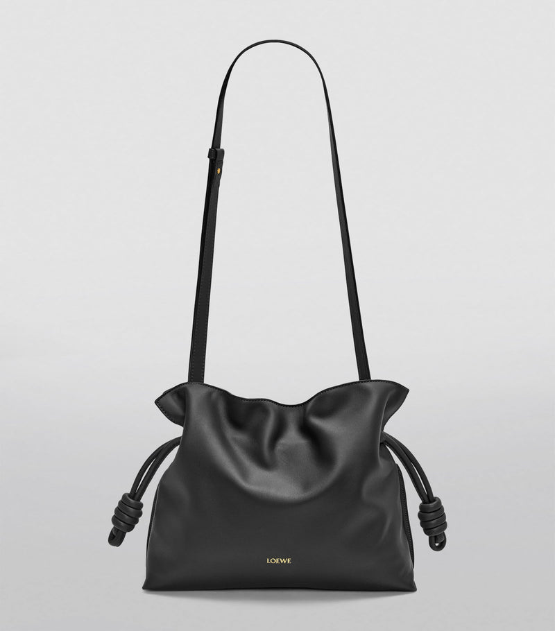 LOEWE Flamenco calfskin leather clutch purse, UK version