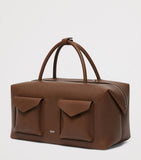 Max Mara large leather Boston bowler bag with M-shaped sides, UK version
