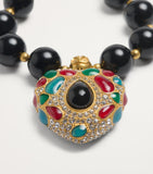 Valentino Garavani Coeur Royal bracelet crystal heart charm (British brand)