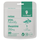 Superdrug Brain Feed L-Theanine Natural 250mg Capsules Relaxation Supplement 30 Capsules- Buy online at McGrocer