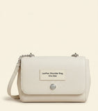Mulberry Lily woven leather shoulder bag with chain strap, imported from the UK