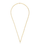 Anita Ko yellow gold pear diamond chain necklace, UK version