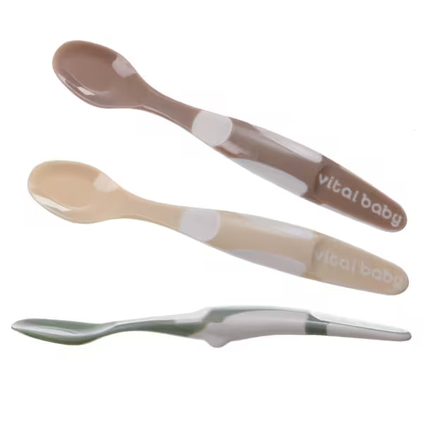 Vital Baby Nourish Start Weaning Spoons 3pk (British brand)