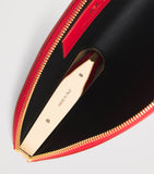 Carolina Herrera Consuelo leather clutch bag - British product