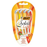 Superdrug BIC Lady Soleil Women's Three Blade Disposable Razor 4 Pack- Buy online at McGrocer