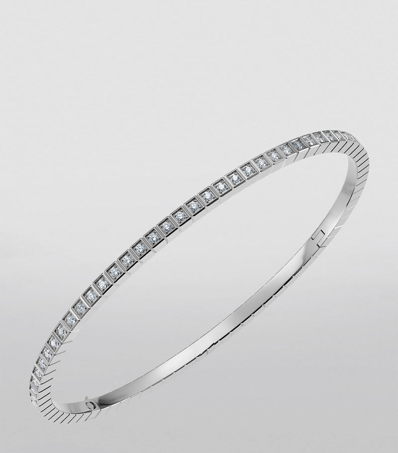 Chopard Ice Cube white gold diamond bangle - British product