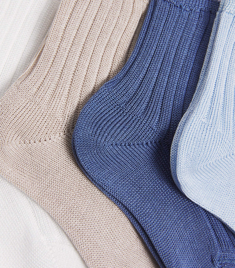 Story Loris cotton ribbed socks for infants 3-9 months (British brand)