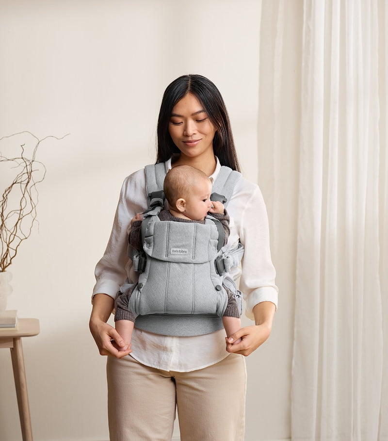 BabyBjörn Woven Harmony baby carrier for newborns to three years - British product