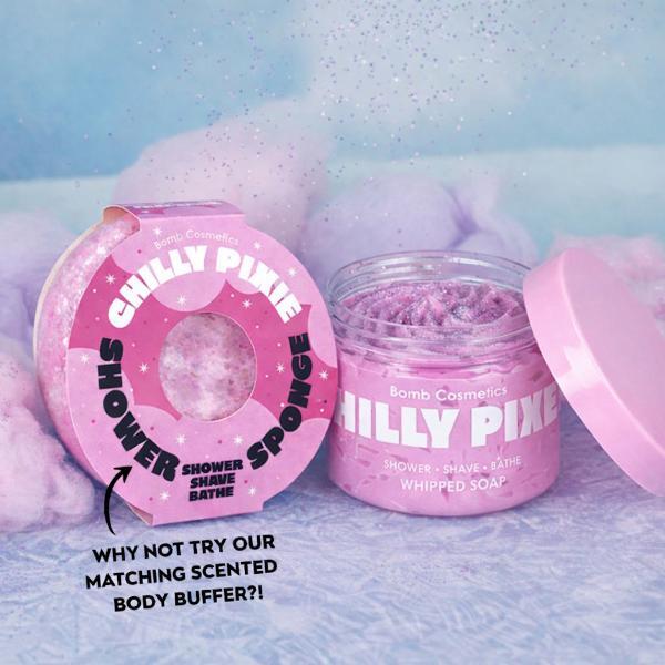 Bomb Cosmetics whipped soap Chilly Pixie 140g - British product