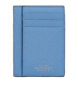 Harrods Smythson Panama Leather Compact Card Holder- Buy online at McGrocer