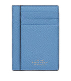 Smythson Panama Compact Card Holder cross-grain leather (British brand)