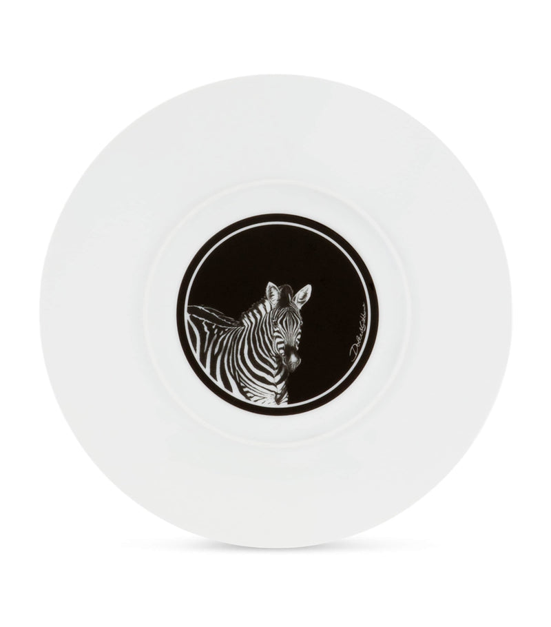 Dolce&Gabbana Casa porcelain zebra charger plate 31cm - British product