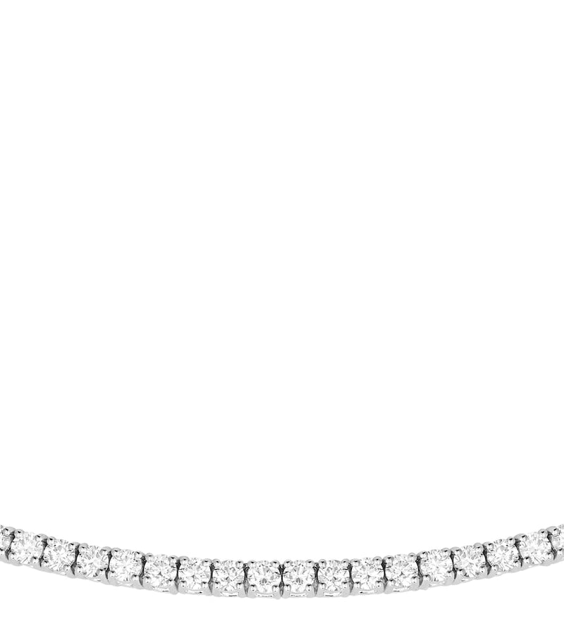 Boucheron white gold and diamond necklace (British brand)