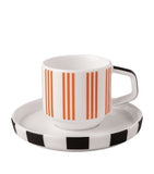 Villeroy & Boch Memphis espresso cup and saucer (British brand)