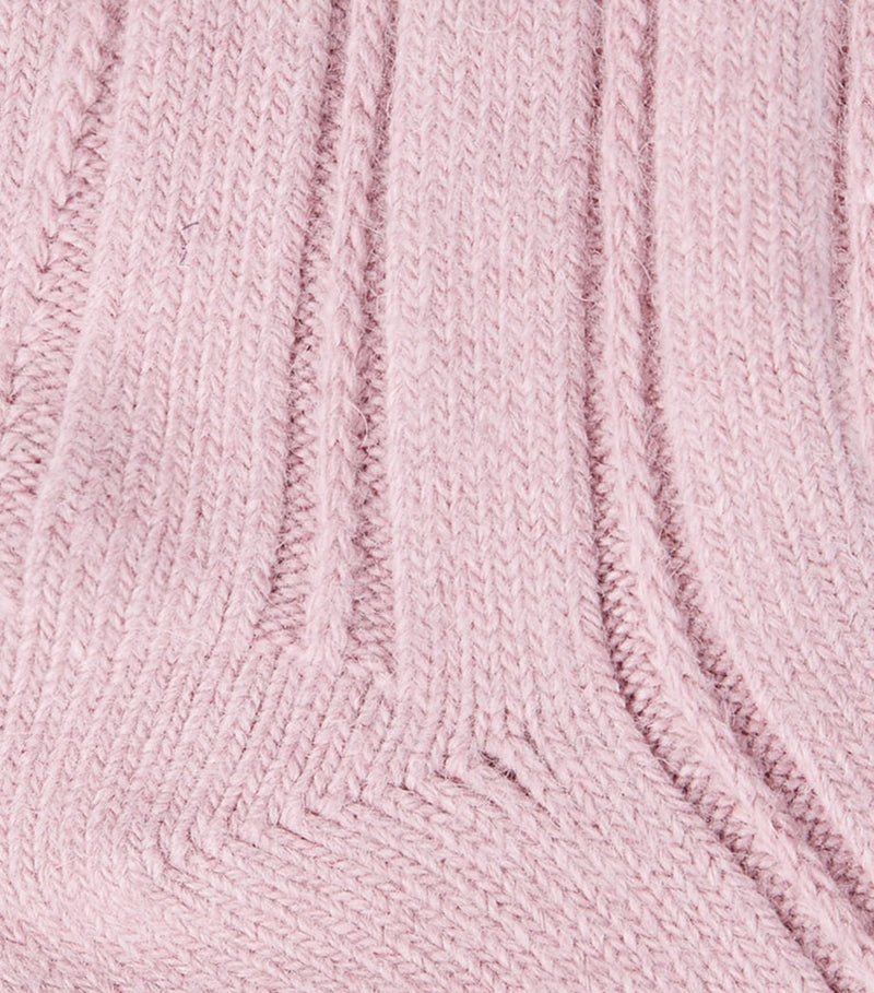 Falke Knitted Bedsock Socks in angora blend (British brand)