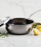 Hestan NanoBond saucepan 22cm with lid (British brand)