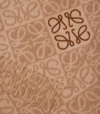 LOEWE wool-cashmere Anagram scarf, imported from the UK