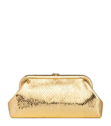 Harrods Jimmy Choo Skylar Snake-Embossed Goatskin Clutch Bag- Buy online at McGrocer