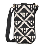 Harrods Geo Jacquard phone pouch - British product