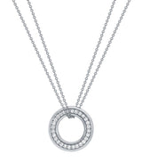 Harrods Boodles White Gold and Diamond Medium Roulette Pendant- Buy online at McGrocer