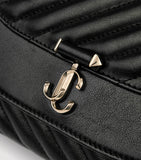 Jimmy Choo Curve cross-body bag quilted leather, imported from the UK