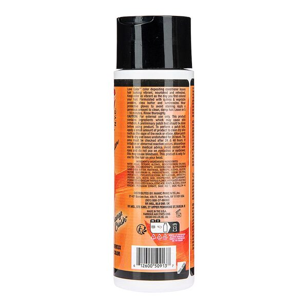 Manic Panic Love Color Conditioner Orange Crush, imported from the UK