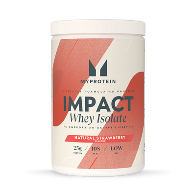 Holland & Barrett Myprotein Impact Whey Isolate Natural Strawberry 480g Whey Protein Powder- Buy online at McGrocer