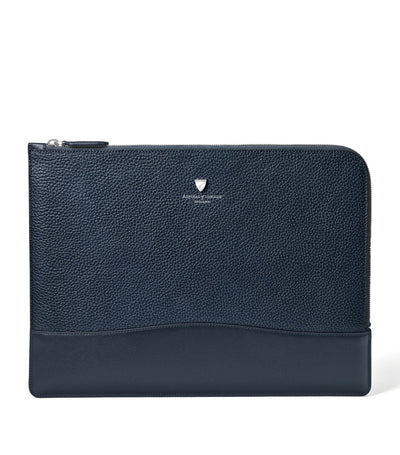 Harrods Aspinal Of London Leather Mount Street Laptop Case- Buy online at McGrocer