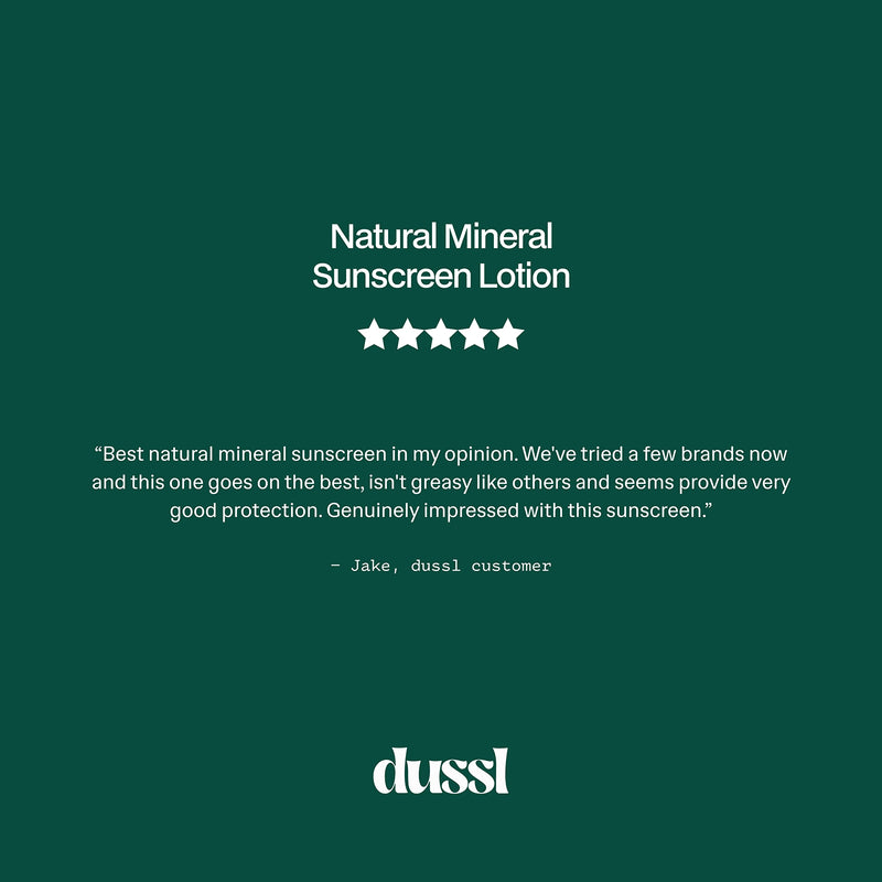 dussl natural mineral sunscreen SPF 50 150ml, imported from the UK